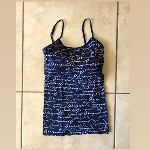Vintage Navy Aeropostale Spaghetti Strap Top